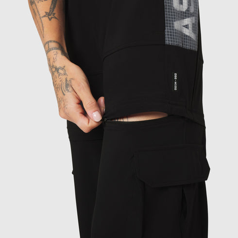 W100. 2-in-1 Convertible Pant - Black