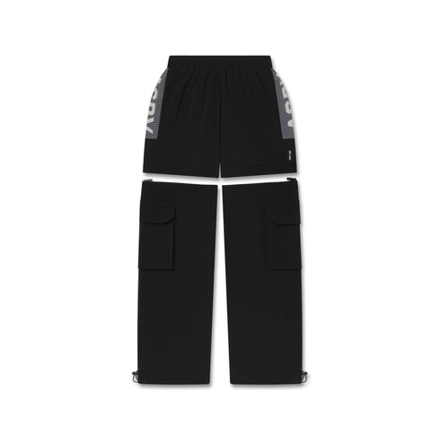 W100. 2-in-1 Convertible Pant - Black