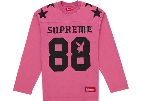 Supreme Playboy L/S Football Top Pink