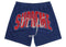 Supreme Rhinestone Mesh Short Navy