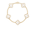 Clover Motif Alhambra Bracelet - 18k Gold