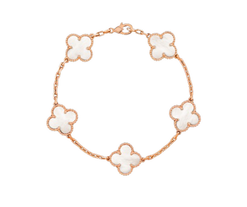 Clover Motif Alhambra Bracelet - 18k Gold
