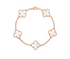 Clover Motif Alhambra Bracelet - 18k Gold