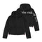 1005. Women's Sherpa Recovery Full Zip Hoodie - Black/White