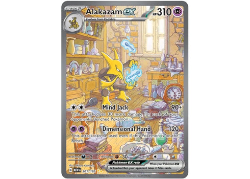 Alakazam ex 2023 Pokémon Scarlet & Violet 151 Special Illustration Rare 151/201 Ungraded