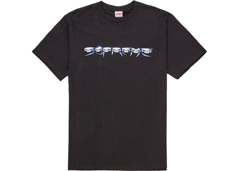 Supreme Skulls Spellout Tee Black