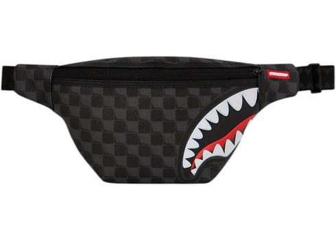 Sprayground Checked Savvy Crossbody Black