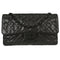 So Black Classic Double Flap Bag Quilted Lambskin Medium