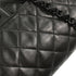 So Black Classic Double Flap Bag Quilted Lambskin Medium