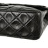 So Black Classic Double Flap Bag Quilted Lambskin Medium