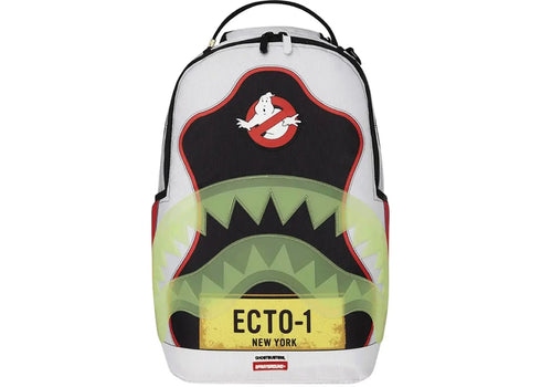 Sprayground Ghostbusters Ecto Shark Backpack White