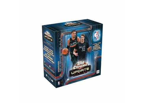 2025-26 Topps Chrome Updates Basketball Mega Box (With Seal)