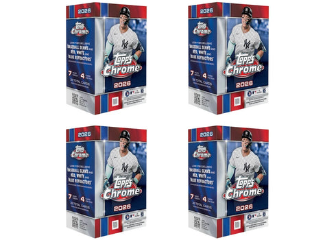 2026 Topps Chrome Baseball Value Box 4x Lot