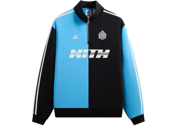 Kith x adidas Messi Football Fleece Quarter Zip Night Navy