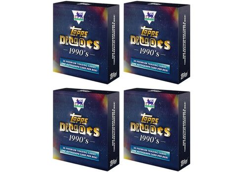 2025 Topps Decades Premier League 90s Edition Hobby Box 4x Lot