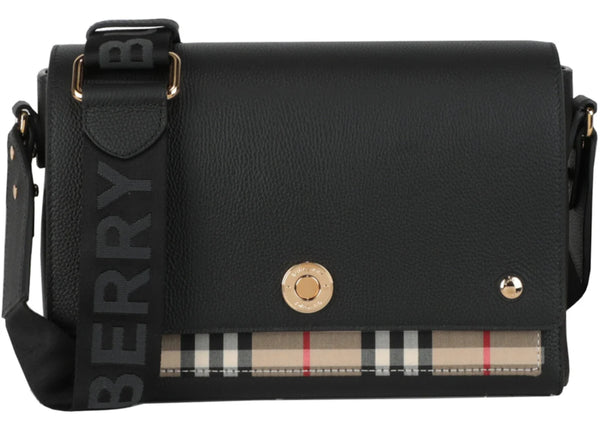 Burberry Medium Note Bag Black