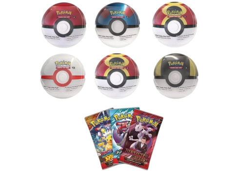2026 Pokémon Pokeball Costco 6 Tin Case
