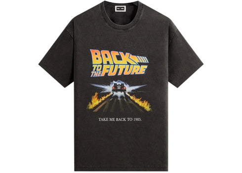 Kith x Back to the Future Back to 1985 Vintage Tee Black