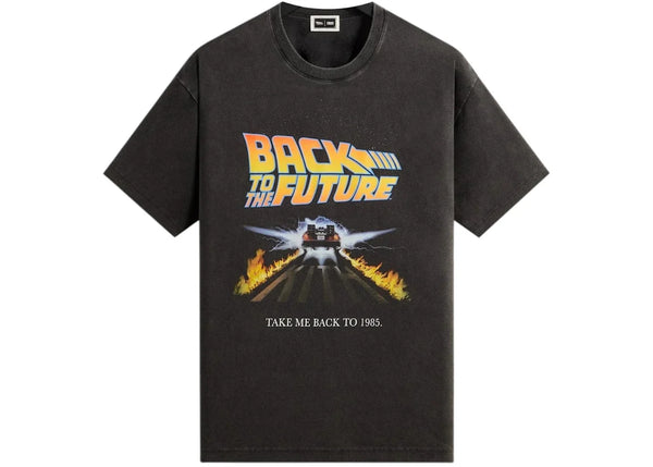 Kith x Back to the Future Back to 1985 Vintage Tee Black