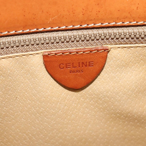Vintage Saddle Flap Shoulder Bag Macadam Coated Canvas Small
