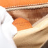 Vintage Saddle Flap Shoulder Bag Macadam Coated Canvas Small