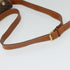 Vintage Saddle Flap Shoulder Bag Macadam Coated Canvas Small