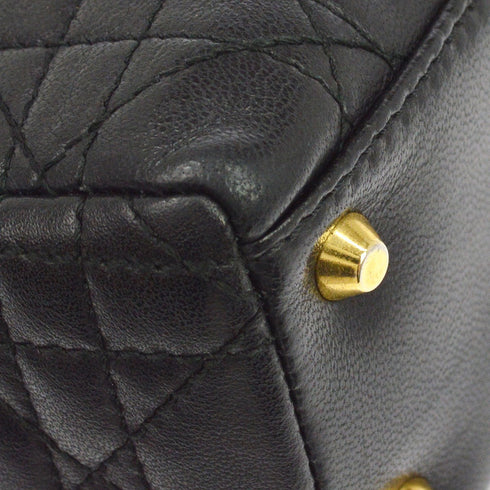 Vintage Lady Dior Bag Cannage Quilt Lambskin Mini