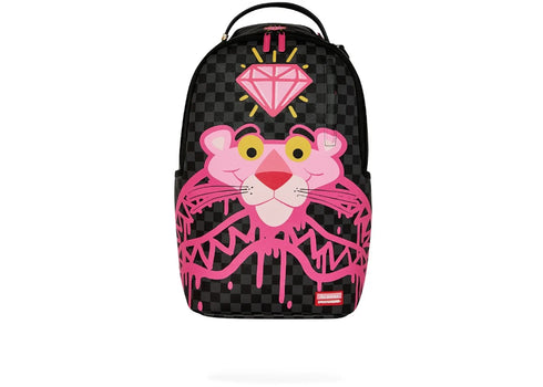 Sprayground Pink Panther Drippy Diamonds Backpack Black/Pink