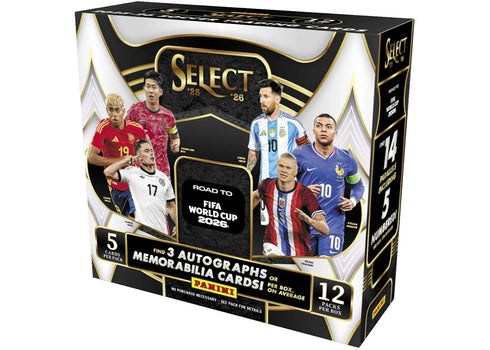 2025-2026 Panini Select Road to FIFA World Cup Trading Card Hobby Box