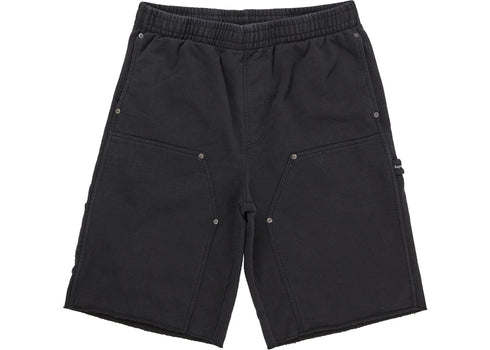 Supreme Double Knee Painter Sweatshort Black