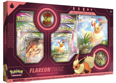 Pokémon TCG Flareon V VMAX Premium Collection Box (US Version)