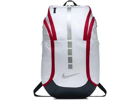 Nike Hoops Elite Hoops Pro Basketball Backpack White/Obsidian/Metallic Cool Grey