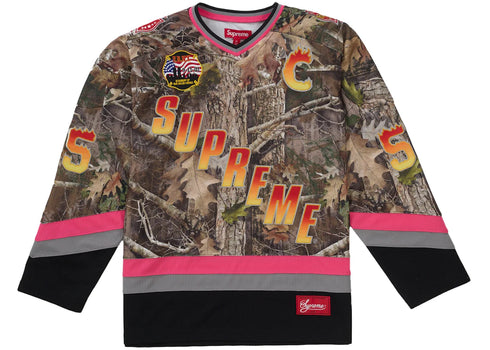 Supreme FDNY Hockey Jersey TrueTimber Kanati Camo