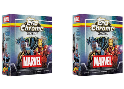2026 Topps Chrome Marvel Comics Mega Box 2x Lot