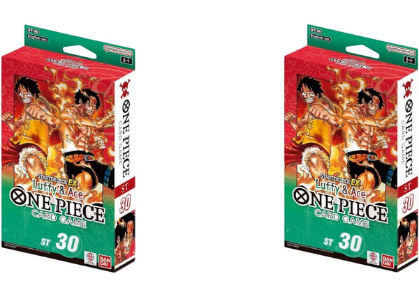 2026 Bandai One Piece Card Game Starter Deck Ex- Luffy & Ace Box 2x Lot