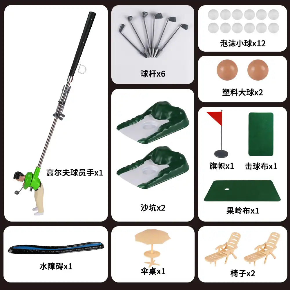 WEIQUEEN Golf toys Parent-child toys Couple interactive toys Family toys Happy happy small toys Valentine's Day small toys