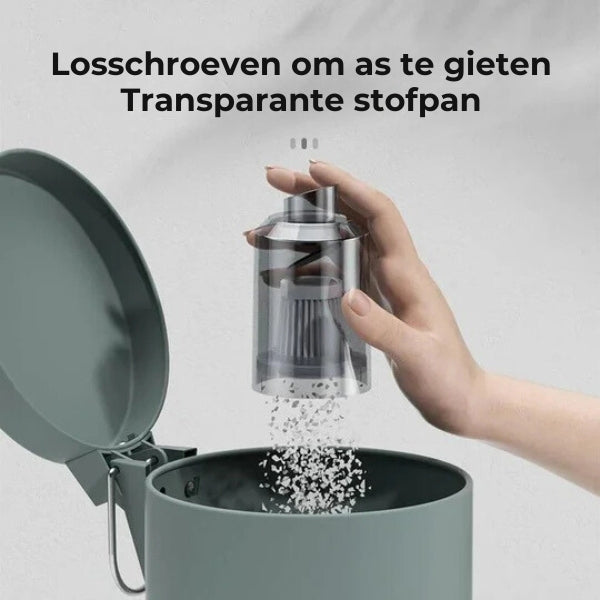 Mini snoerloze handstofzuiger