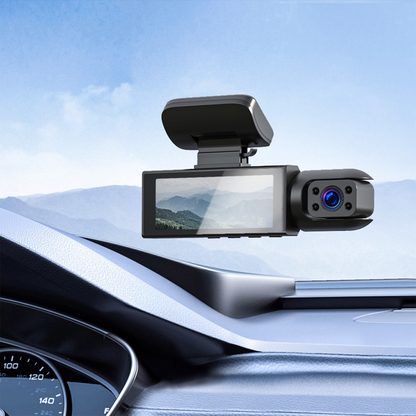 360° Panorama Dash Cam – HD Inside & Outside Recording