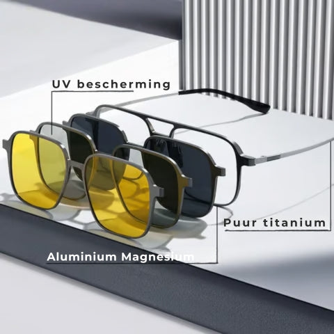 3-in-1 Gepolariseerde Zonnebril