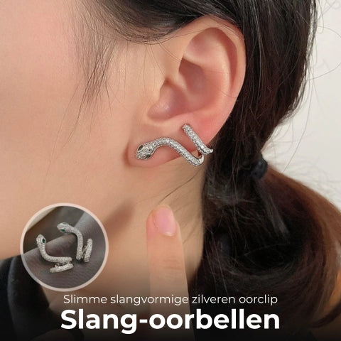 Oorclip Oorbellen - Slang Design