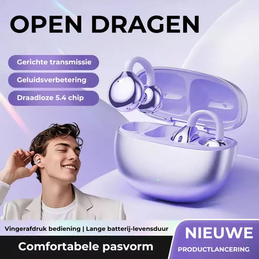 Bluetooth Oorclip Koptelefoon