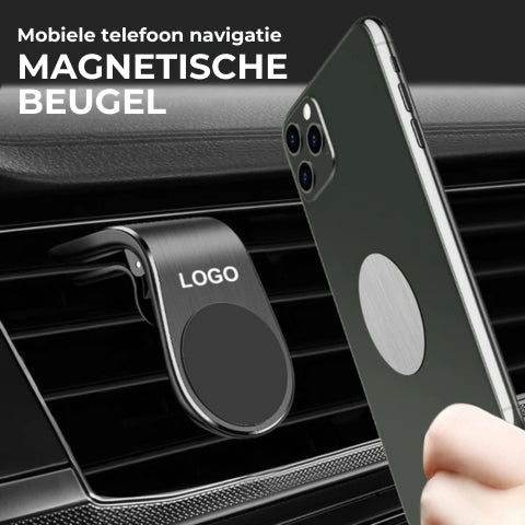 Kompakte magnetische Handyhalterung fürs Auto