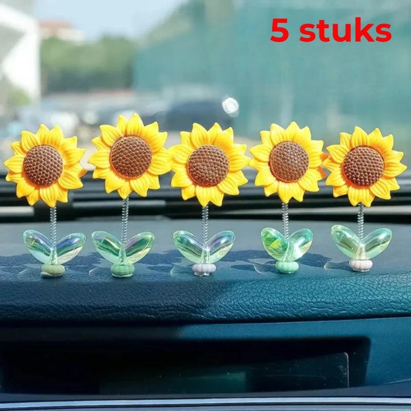 Zonnebloem Dashboard Decoratie (5st)
