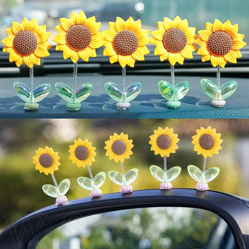 Zonnebloem Dashboard Decoratie (5st)