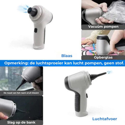 Mini snoerloze handstofzuiger