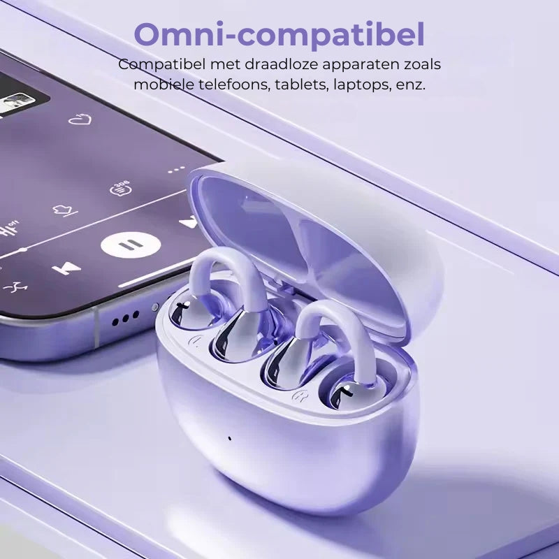 Bluetooth Oorclip Koptelefoon