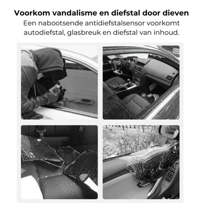 Autodiefstalbeveiliging op zonne-energie