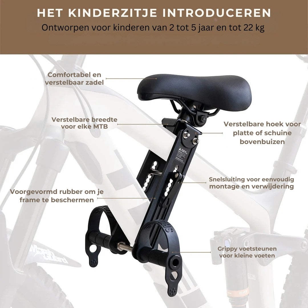 Fiets Kinderzitje - Voorkant Montering