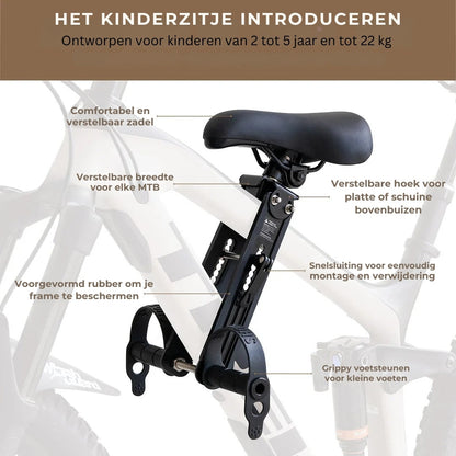 Fiets Kinderzitje - Voorkant Montering