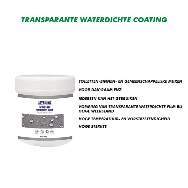 Transparant Waterdicht Coatingmiddel